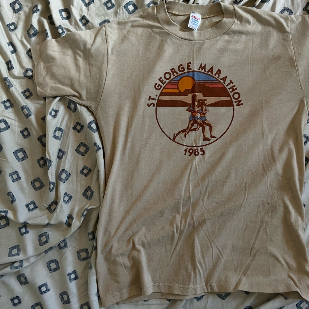 vintage running tshirt